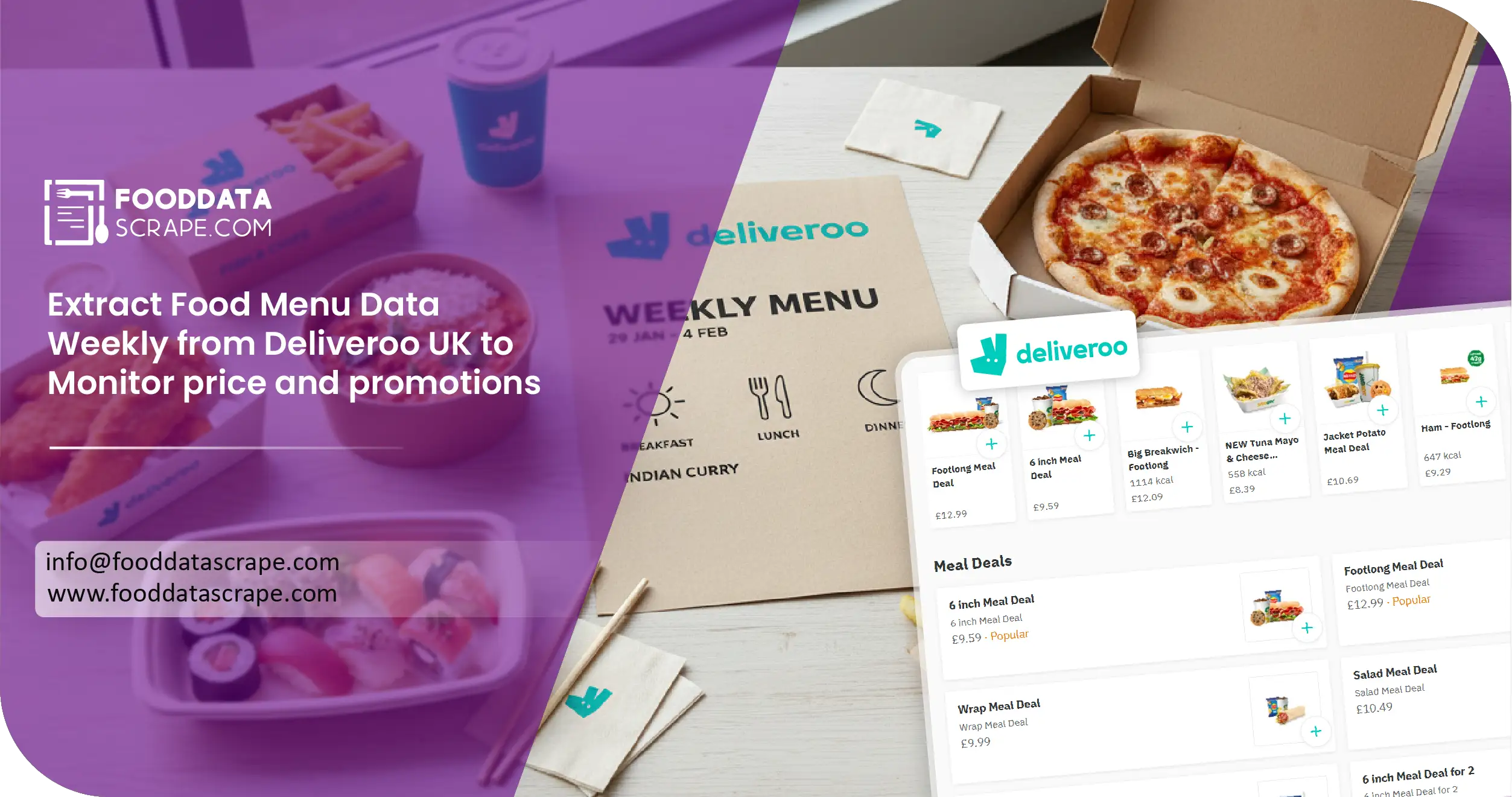 Deliveroo UK Food Menu Data Scraping